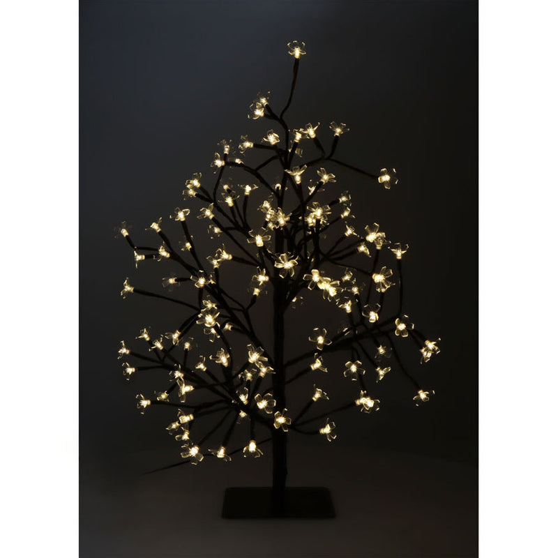 Arbol 3D Sakura 60Cm 120 Leds Blanco Cálido Ip44 Edm