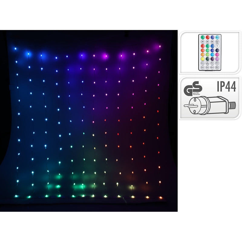 Cortina De Leds, Rgb, 400Led, 220V, Con Mando A Distancia. Basics