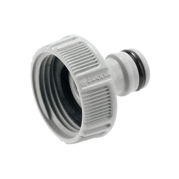 Male Adapter For 26.5mm Tap With 33.3mm 1" Female Thread (Blister) Gardena