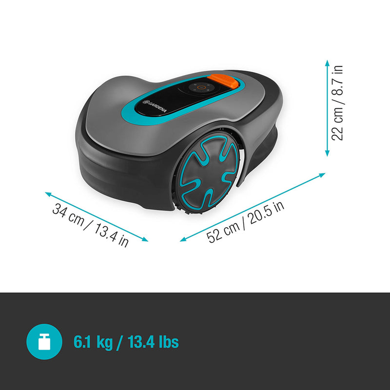 S, Of, Robot Cortacésped Sileno Para Segar Jardines 15201-34 Gardena