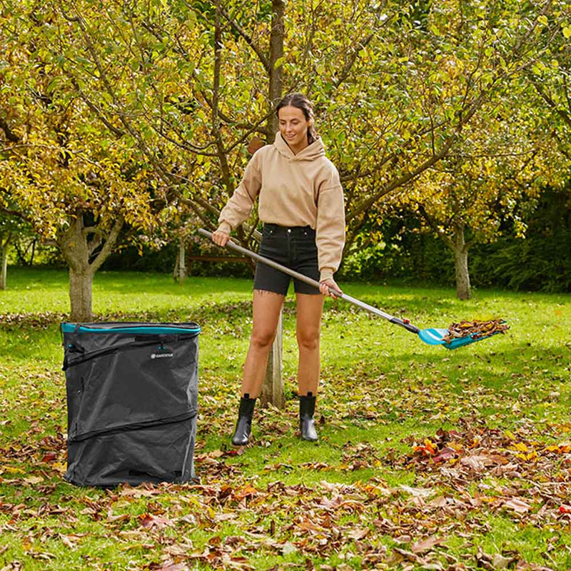 Gardena 11715-20 Popup Garden Bag 127 L For Collecting Leaves Or Waste In The Garden, Made From 70% Recycled Polyester Gardena