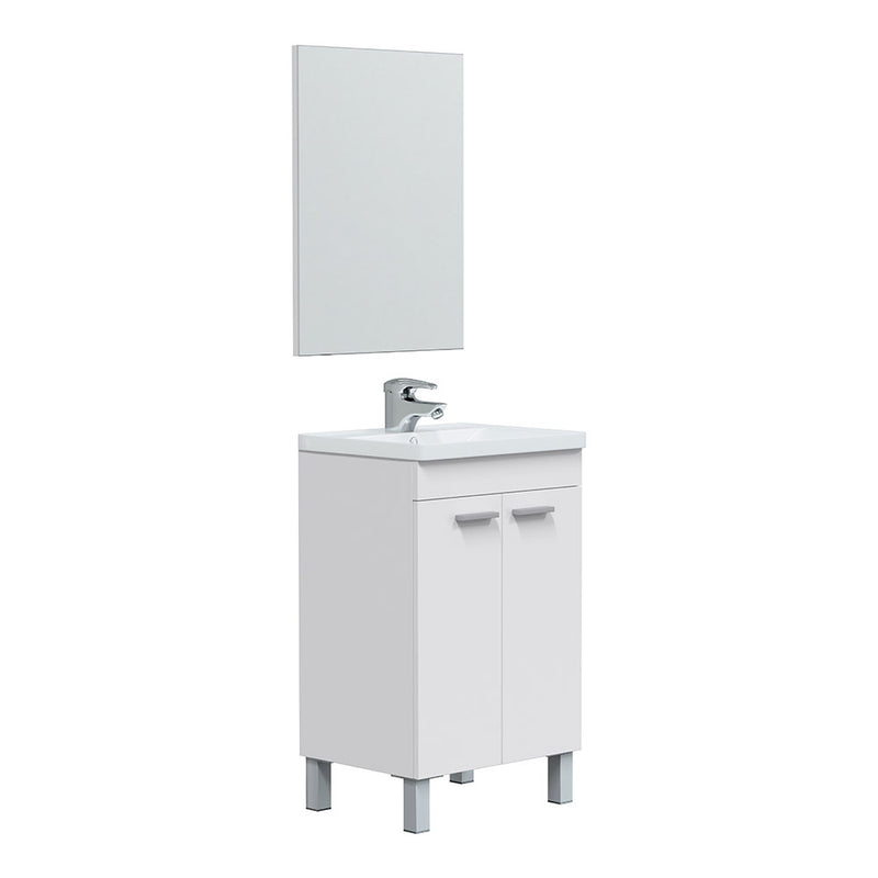 Koncept 50 2 Doors Washbasin Cabinet + Mirror