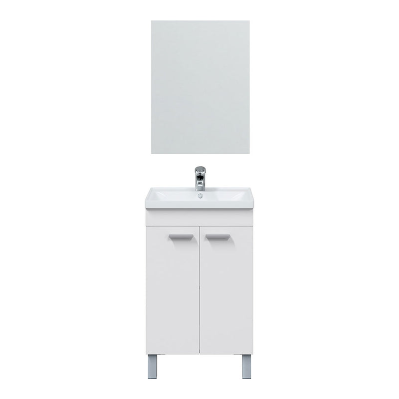 Koncept 50 2 Doors Washbasin Cabinet + Mirror