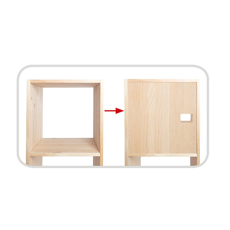 Door for the Dinamic series in solid Astigarraga pine