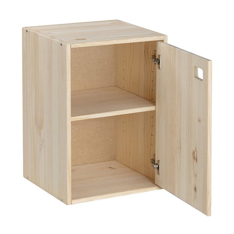 Dynamic Furniture 1 Door Vertical Module Solid Pine 37.3X33X53.5Cm Astigarraga