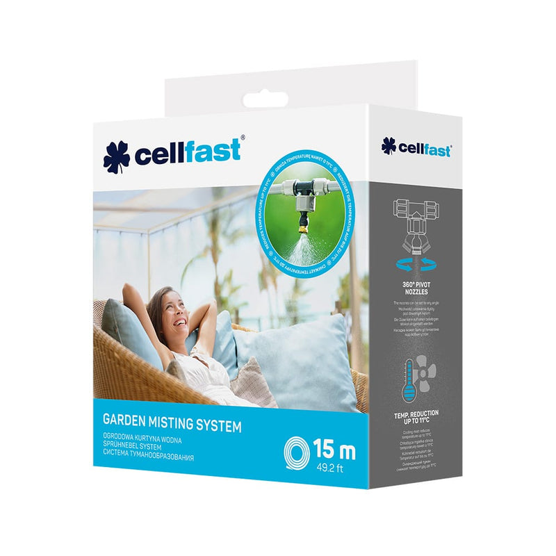 Set De Nebulización/Climatización Para Exterior De 15M Cellfast