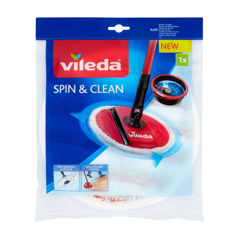 Recambio Fregona Giratoria Spin & Clean 161822 Vileda