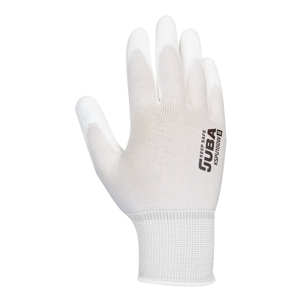 Keep Safe Pe Glove W/Pu Palm, White T8. Juba