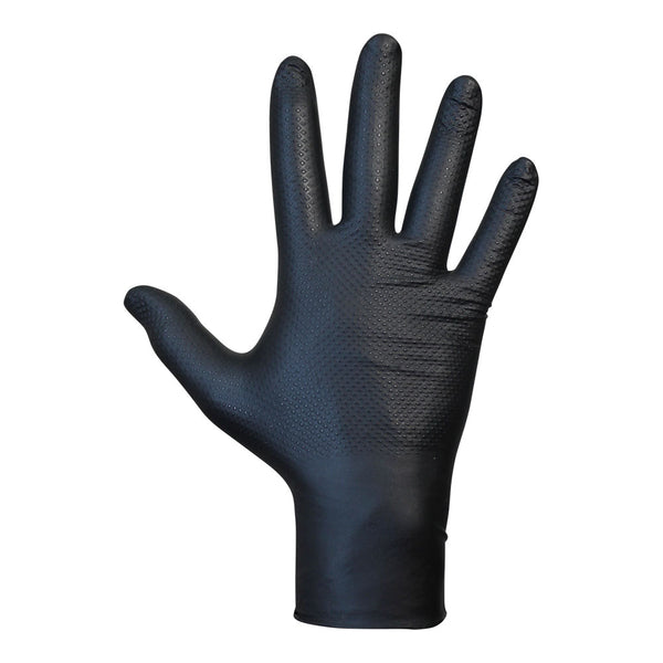 Agility Grip Glove Nbr S/Black Powder T11.Box 50 Units. Juba