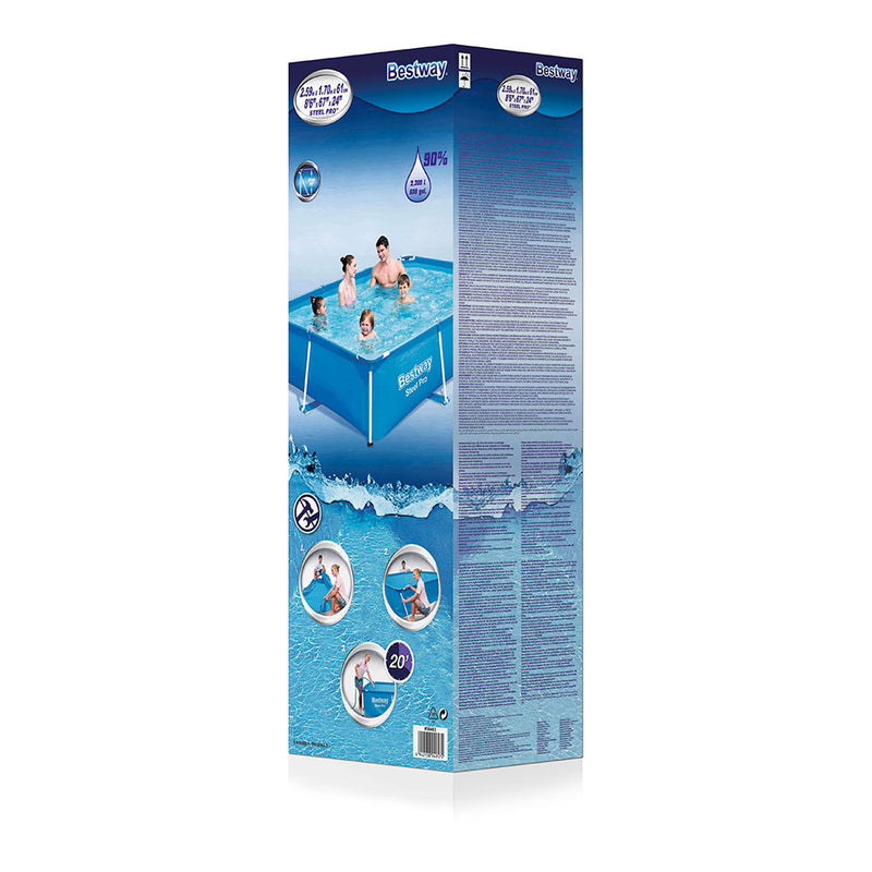 Piscina Pool Frame 259X170X61Cm Pvc Bestway 56403B