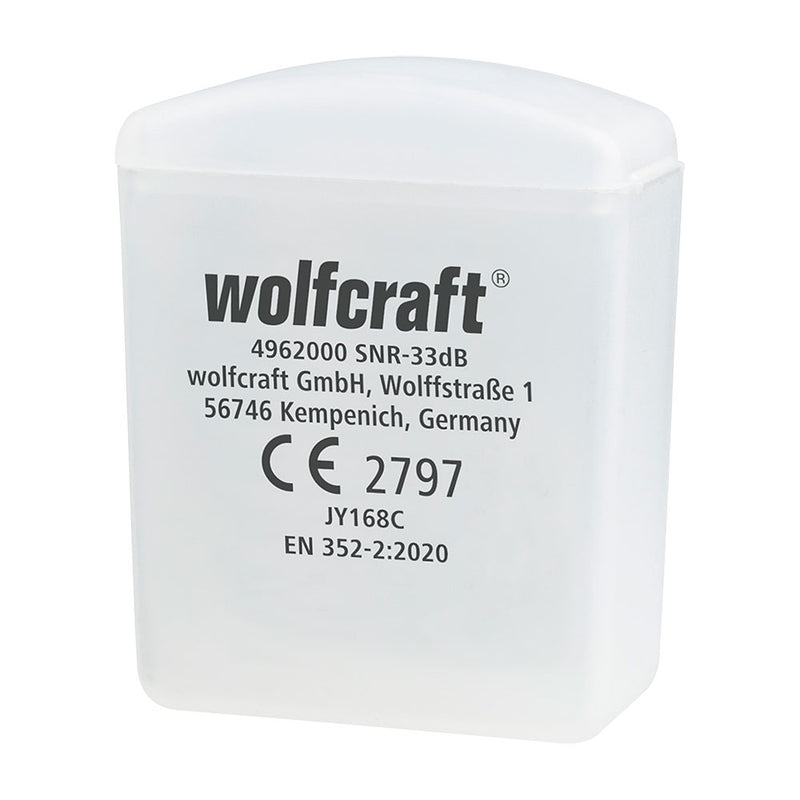 1 Par De Tapones Con Cordón Y Estuche (Ce) 4962000 Wolfcraft