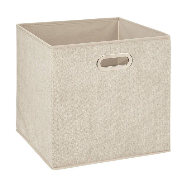 Caja Organizadora Color Beige Para Estanteria 31X31Cm