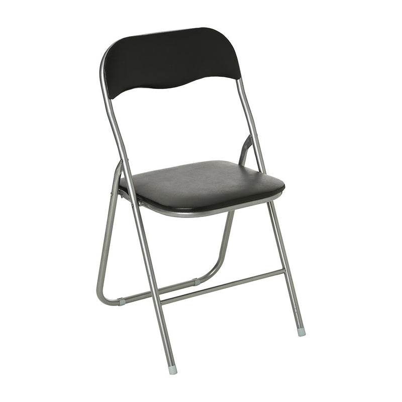 Black Folding Kitchen Chair 44x44x79.5cm