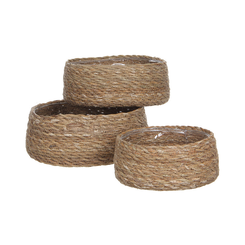 Wicker Basket Set of 3 Pieces