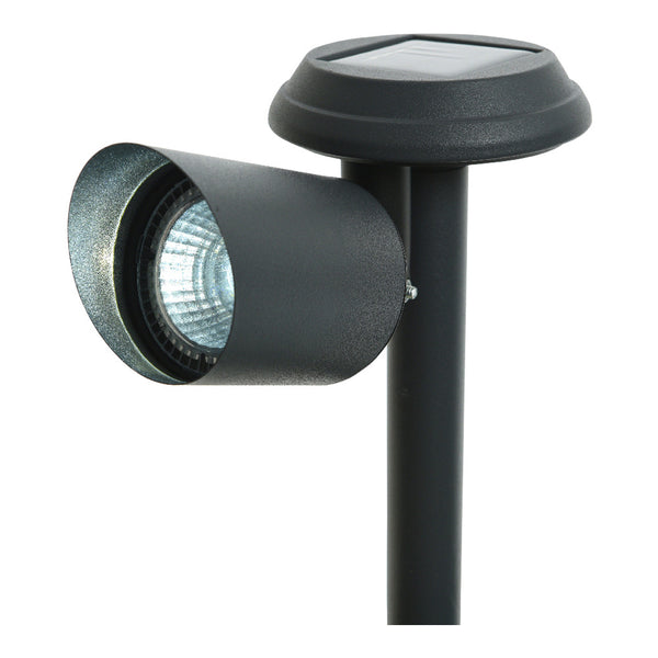 Estaca De Jardin Proyector Solar Led 3Lm 6400K 45° 10X17X25,5Cm