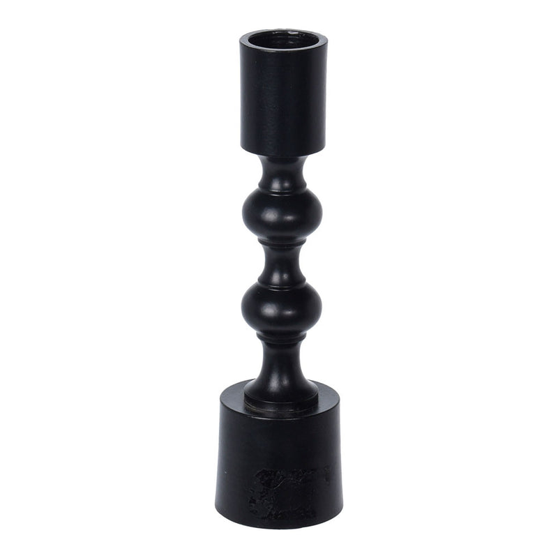 Candelabro Vertical 16Cm Negro