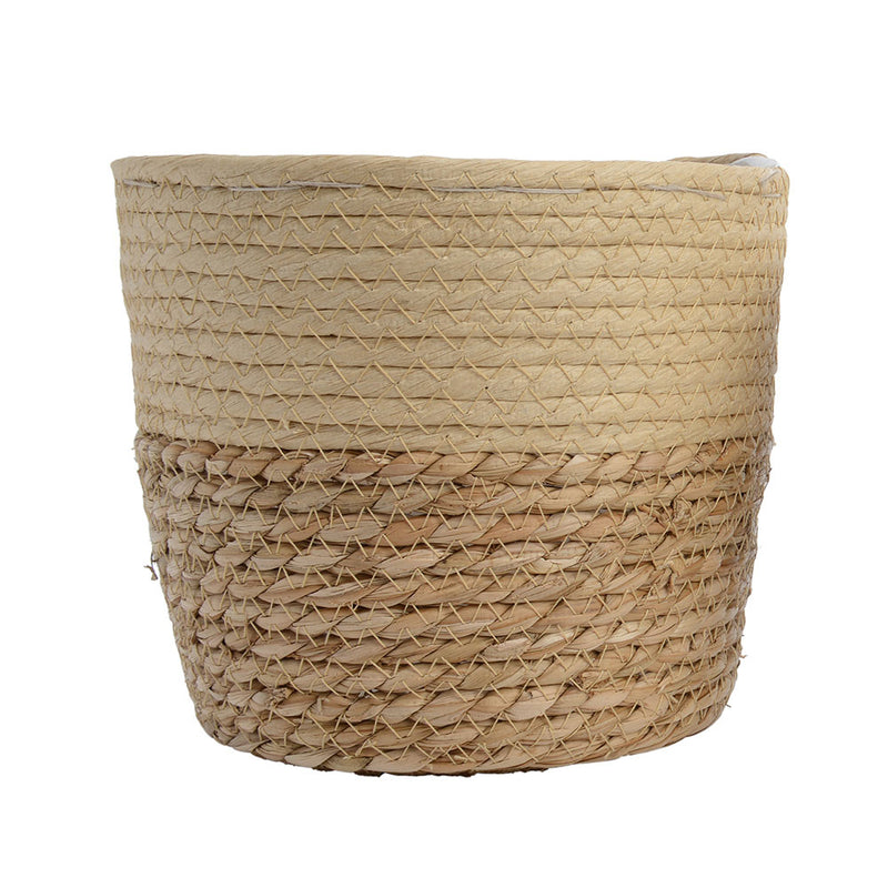 Set of 3 jute baskets Ø20x17cm