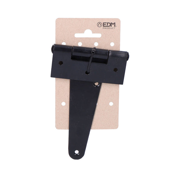 T Hinge 130x90mm H° Black Epoxy On Cardboard Hanging Edm