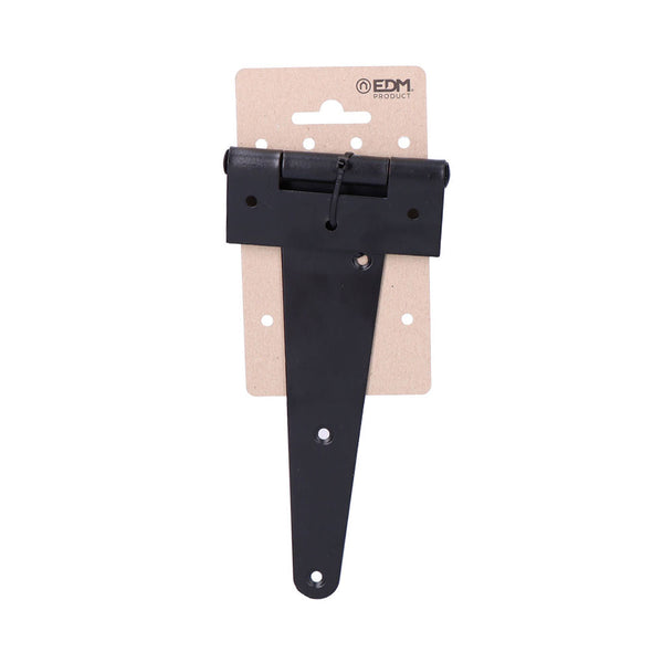 T Hinge 175x90mm H° Black Epoxy On Cardboard Hanging Edm