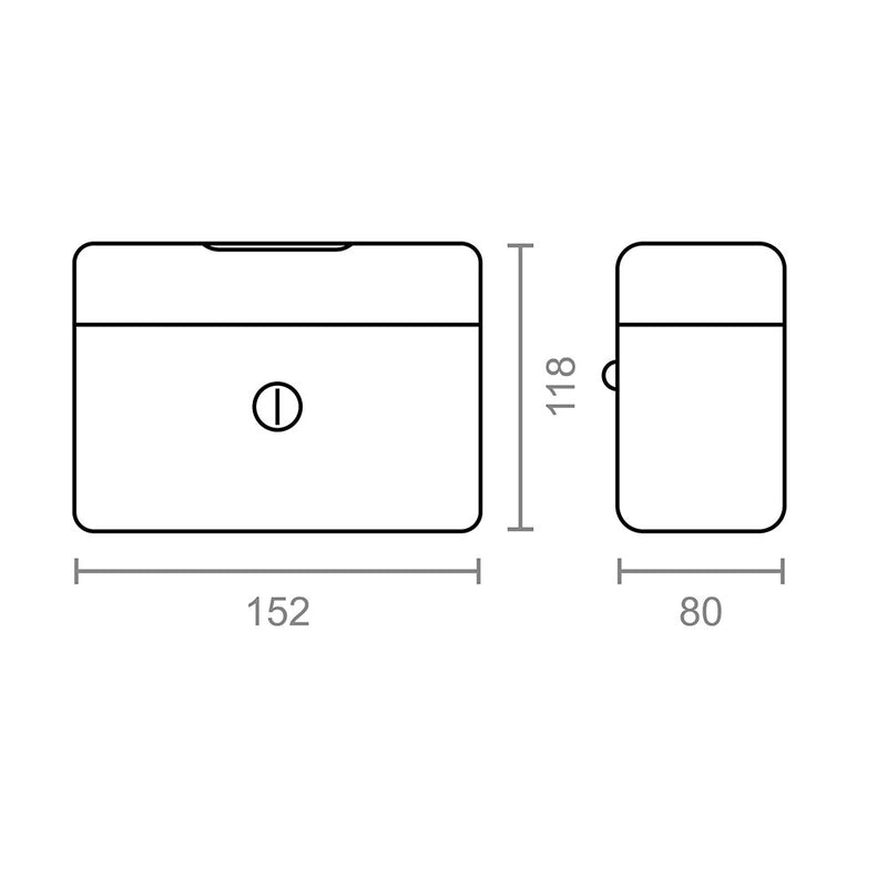 Caja De Caudales Cfc09 152X118X80Mm Azul M13391 Micel