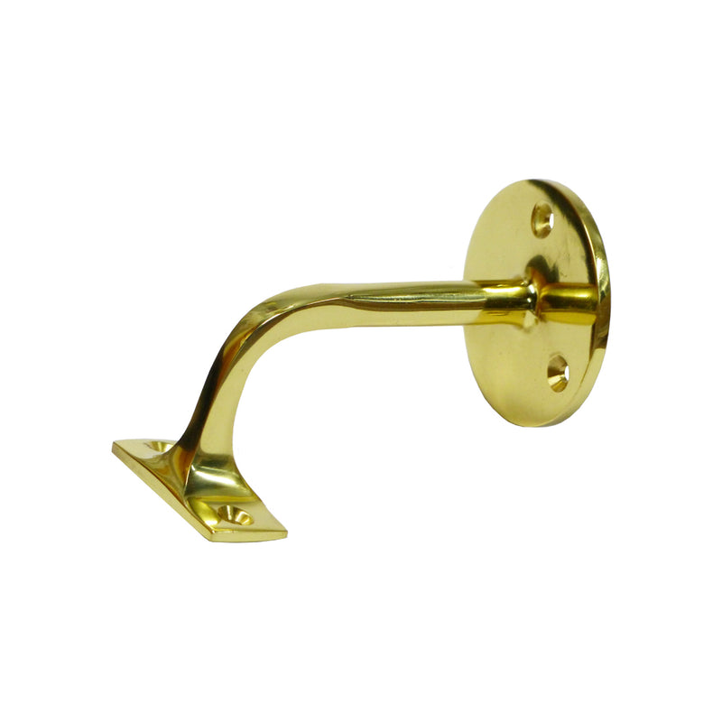 Polished Brass Handrail Support 3 Screws Edm