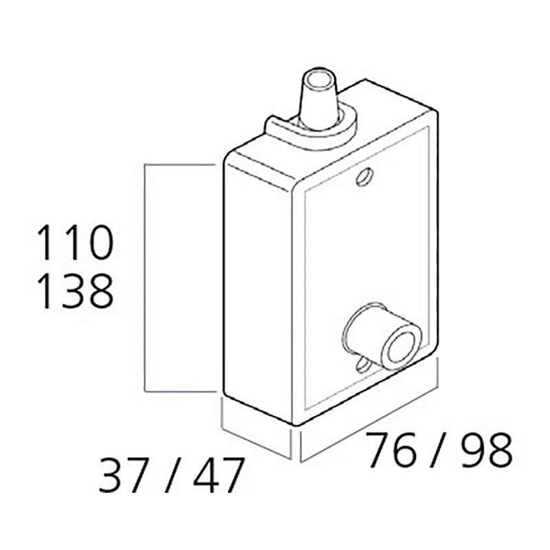 Built-in lathe for 50 kg white