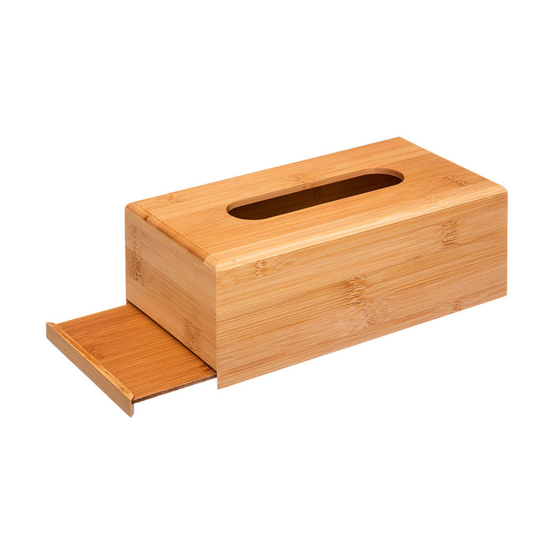 Caja De Bambú Para Pañuelos 25X13X8,7Cm