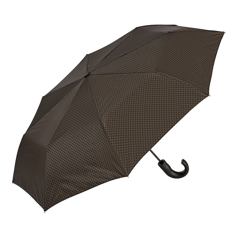 Mini Automatic Umbrella 8 Ribs Ø101Cm Pongee Curved Handle Weather Assorted Colors / Models