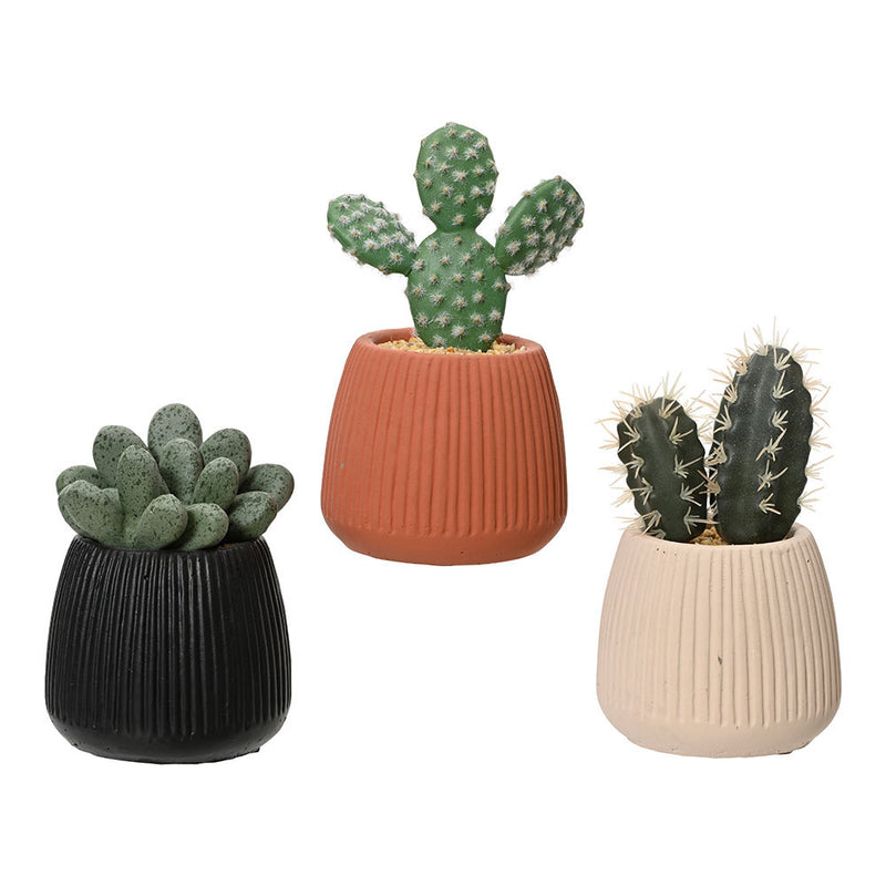 Artificial Cactus Assorted Models 14cm 808448