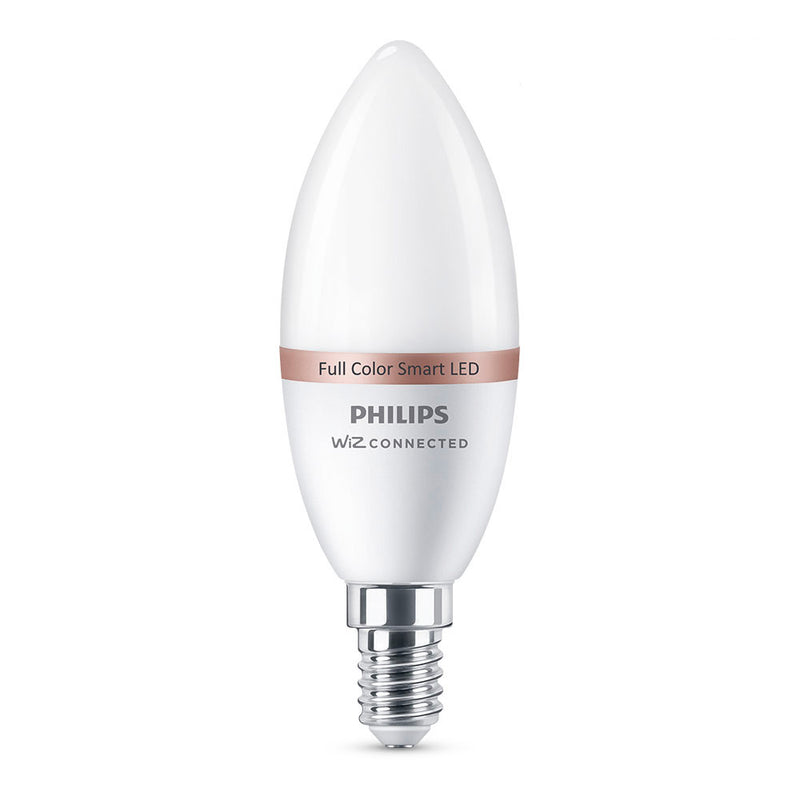 Bombilla Led Vela E14 4,9W Full Colors 470Lm Wifi Philips Wiz