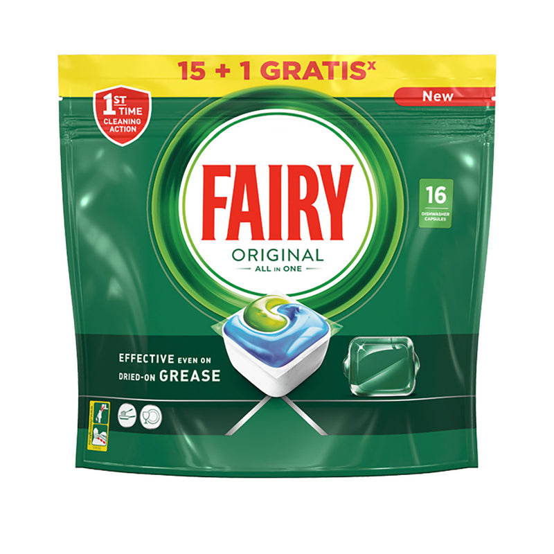 Fairy Lavavajillas Pack 15+1 Original Capsulas