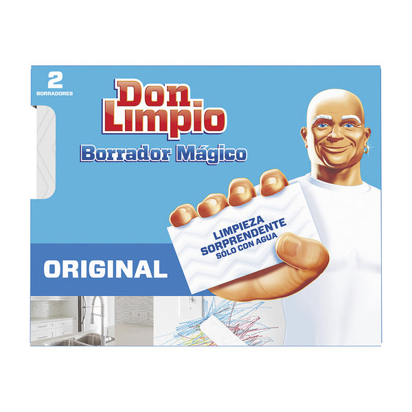 Don Limpio Borrador Magico 2 En 1 Caja 2Unid