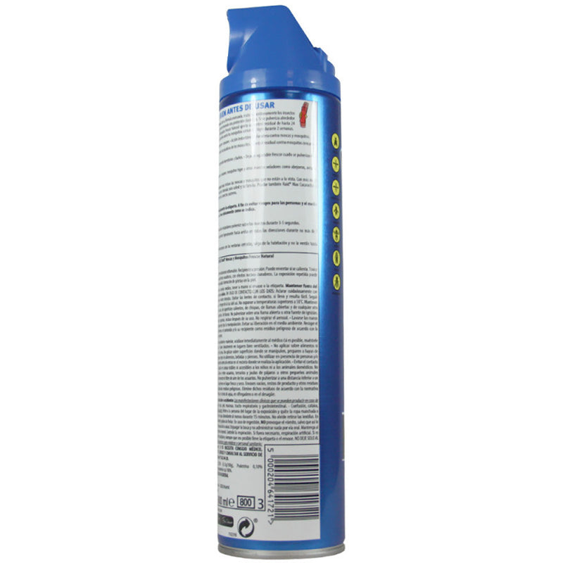 Raid Insecticida Spray 600Ml Moscas Y Mosquitos