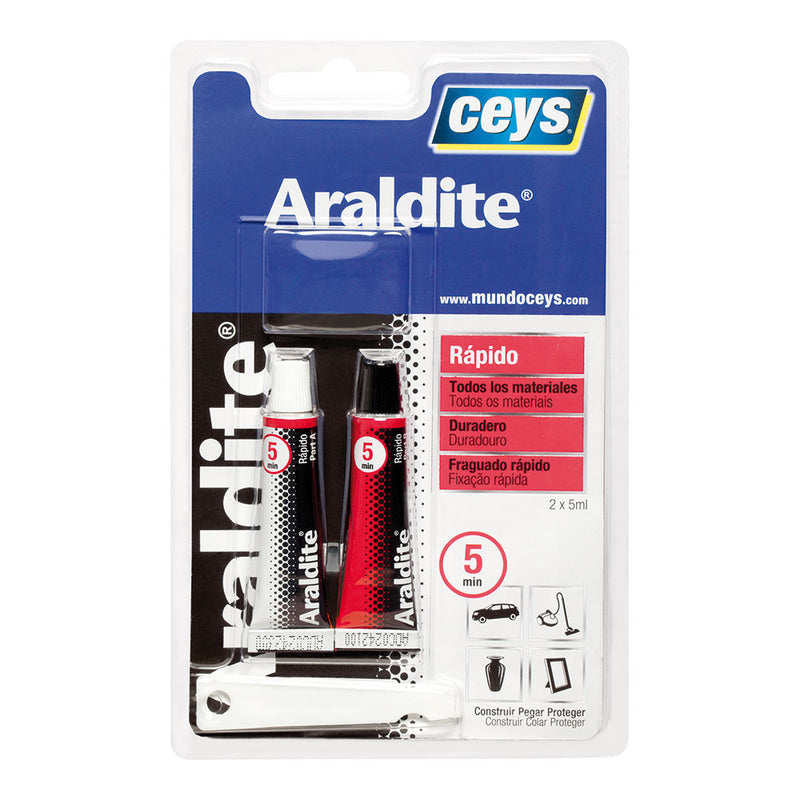 Ceys  Araldite Rapido Pequeño Blister 5+5Ml 510206