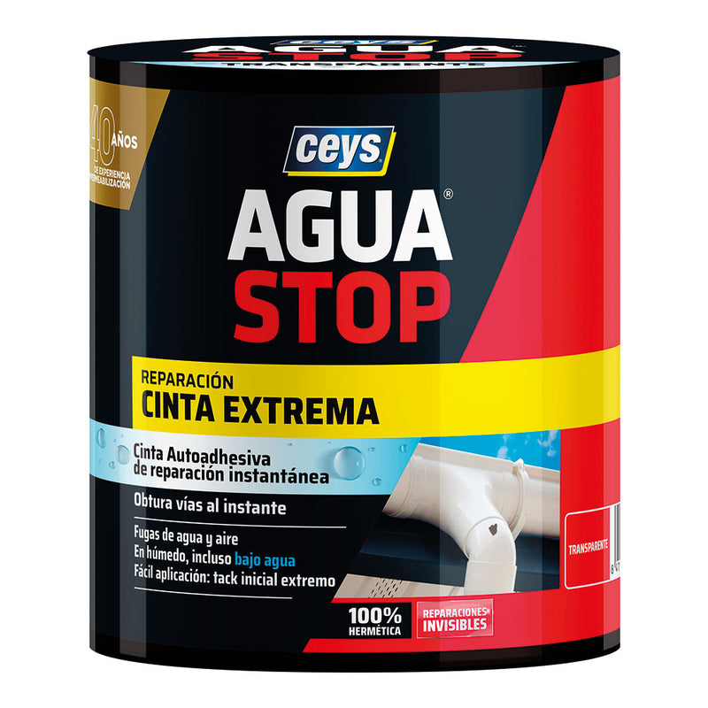 Agua Stop Cinta Extrema Instantánea Transparente 902853 Ceys