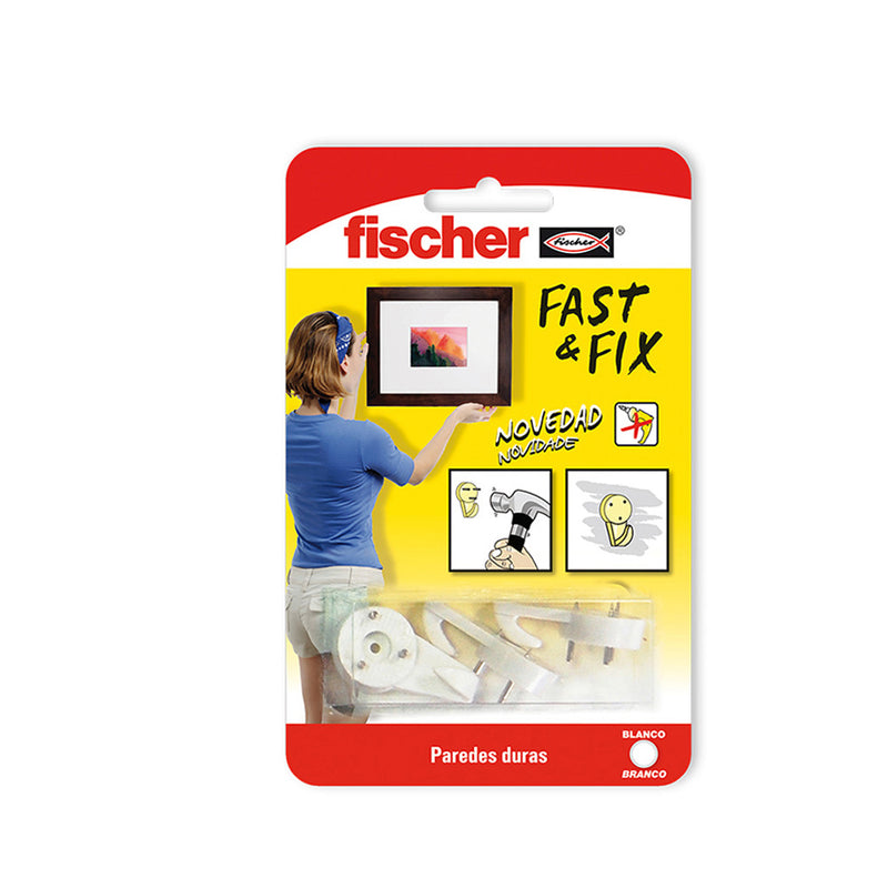 Colgador 3 Puntas Fast&Fix (Blister 4 Unid, ) 534844 Fischer