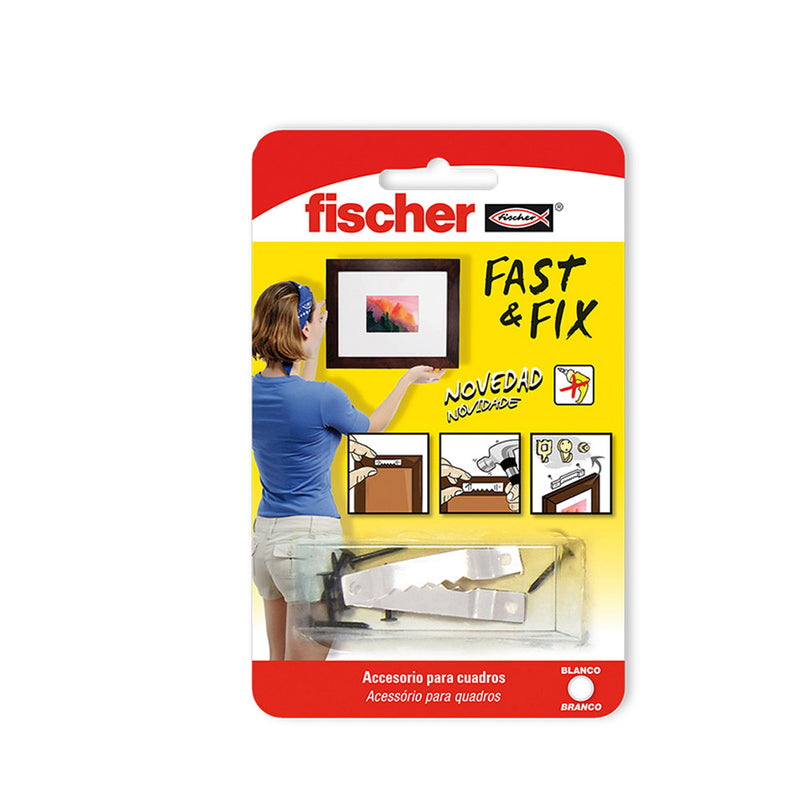 Colgador Cuadros Rectos Fast&Fix (Blister 10 Unid, ) 534845 Fischer