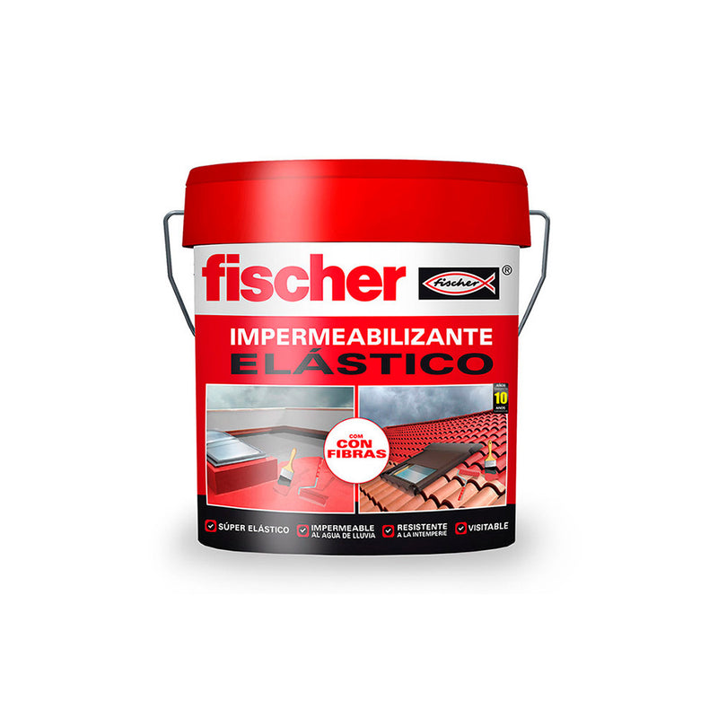 Waterproofing 750 ml grey with fibres 558429 Fischer