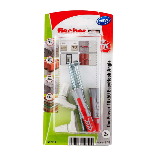 Blister 2 Alcayatas Duopower Easyhook Ø10X50Mm 557918 Fischer