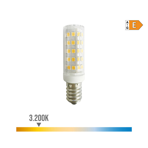 Bombilla Tubular Led E14 6,5W 800Lm 3.200K Luz Cálida. Edm