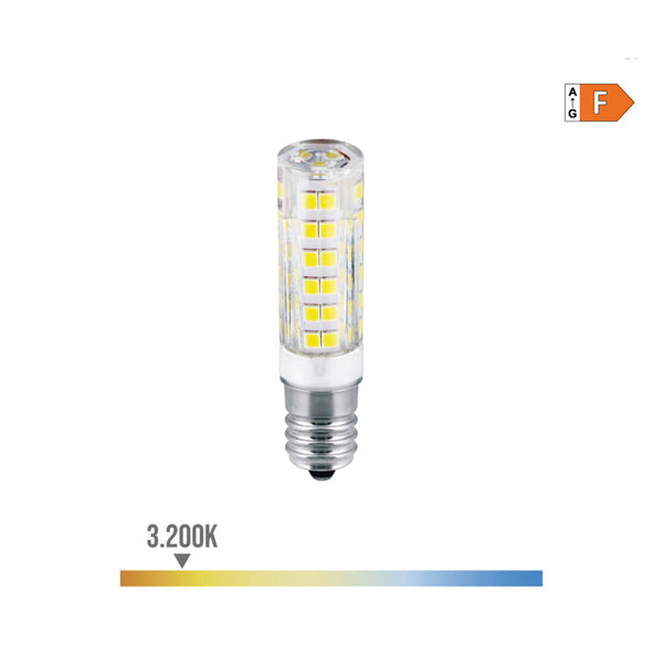 Bombilla Tubular De Led E14 4,5W 450Lm 3200K Luz Calida Ø1,6X6,6Cm Edm