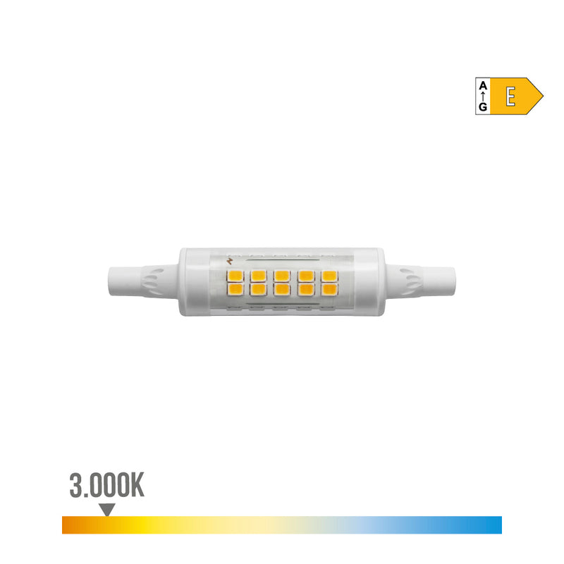 Bombilla Lineal Led 78Mm R7S 5,5W 720Lm 3000K Luz Calida Ø1,6X7,8Cm Edm