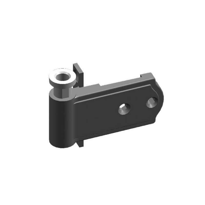 90x25mm black fixed hinge for overlapping or swing shutters for vertical panels