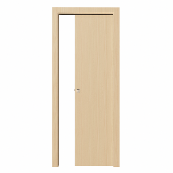 Puerta corredera LISA 2030x825x35mm haya vaporizado madera natural Incluye KIT