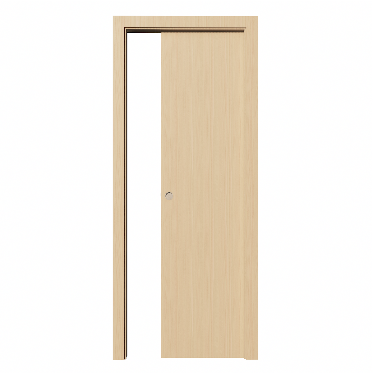 Puerta corredera LISA 2030x805x35mm haya vaporizado madera natural Incluye KIT