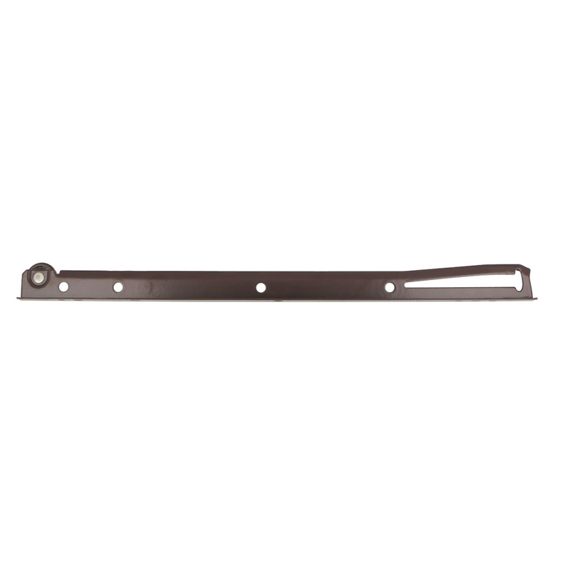 2 brown guides with wheels for 350x37mm drawer, 18kg resistance