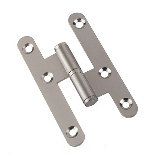 100mm high stainless steel round blade hinge without finish for doors 