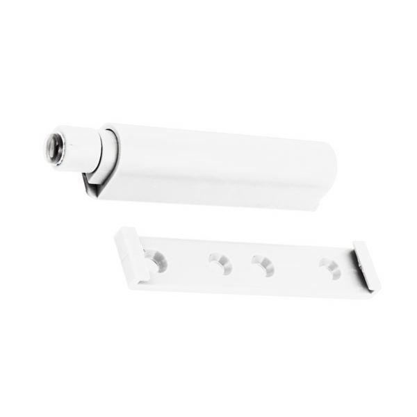 Pulsador Push blanco con la punta de plástico de 86mm ideal para apertura armarios