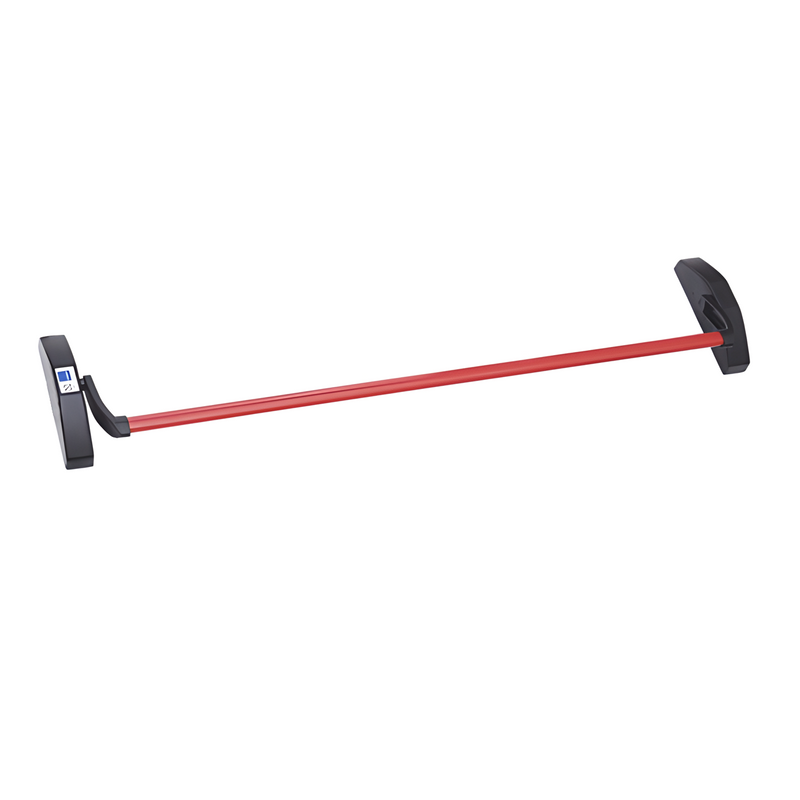 Antipánico Tesa Universal 900mm de embutir rojo para cualquier tipo de puerta