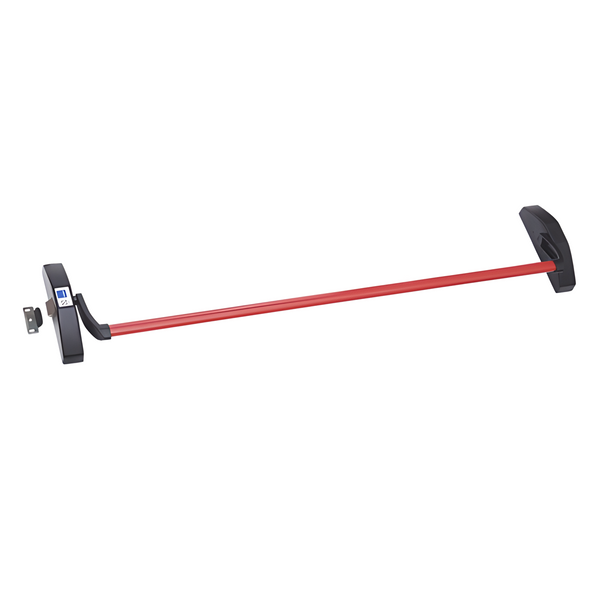 Antipánico Tesa Universal 900mm de sobreponer rojo para cualquier tipo de puerta